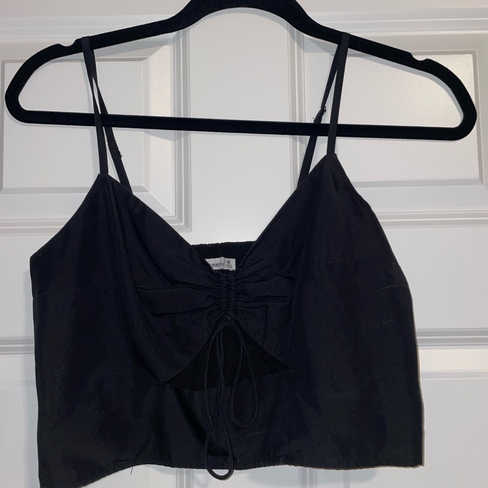 Abercrombie Black Going Out Top